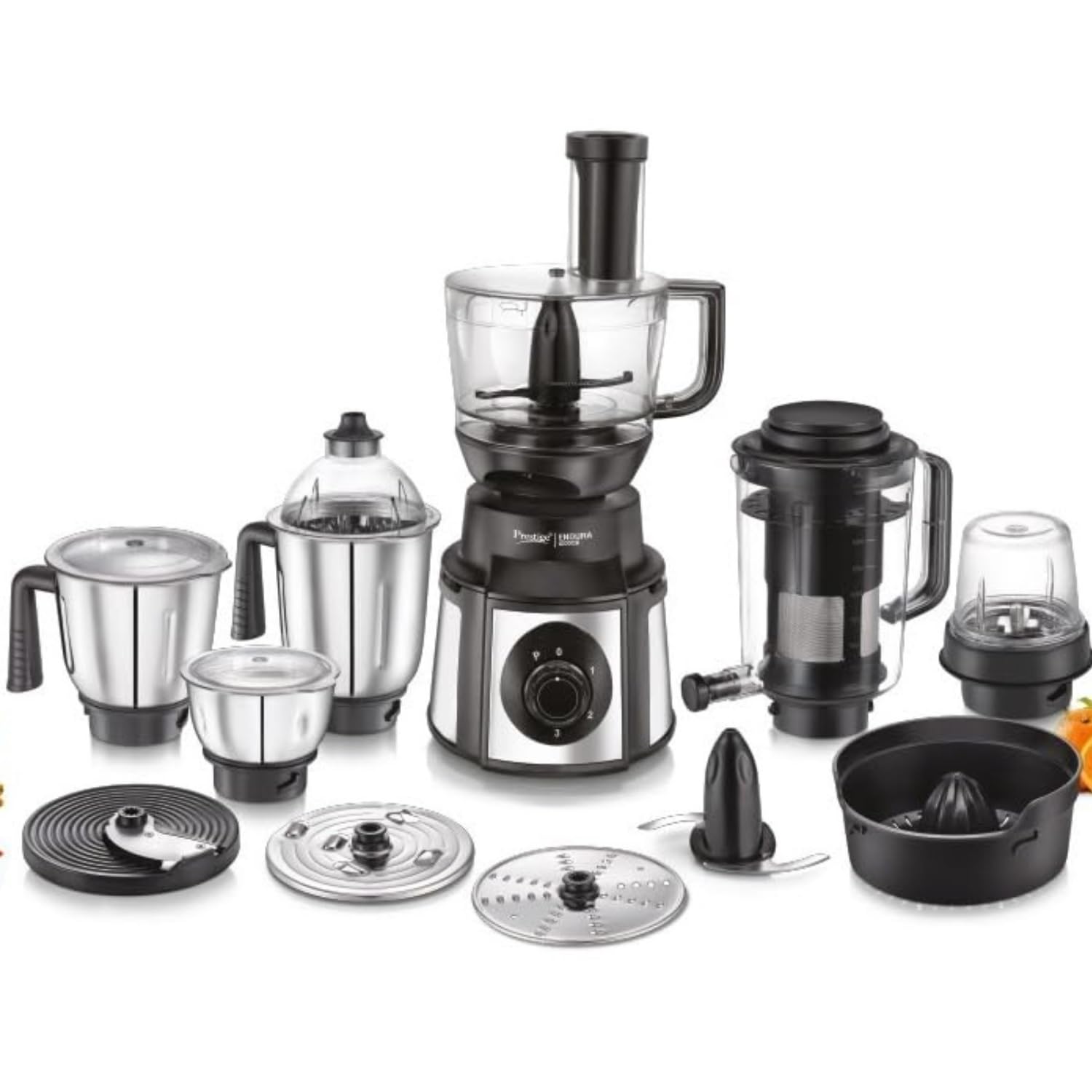 Prestige Endura Pro 1000W Multi Functional Mixer Grinder With Ball Bearing Technology 6 Jars